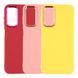 Чохол Silicone Cover Metal frame (AA) для Samsung Galaxy A14 4G (A145)/A14 5G (A146) 04.Yellow 2020000365846 фото 2