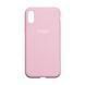 Чехол Silicone Case Full Size (AA) для iPhone Xs Max 12.Pink 2020000148869 фото