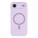 Чохол Glow Silicone Case Full Camera with Magsafe для iPhone 17 Air Light purple 2020000501671 фото