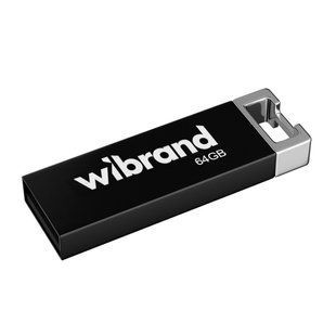 USB флеш-накопичувач Wibrand 64gb Chameleon Чорний 4820124250633 фото