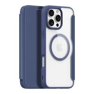 Чохол-книжка Dux Ducis Skin X Pro with MagSafe для iPhone 16 Pro Max Blue 2020000440048 фото