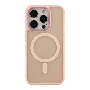 Чохол TPU+PC Goldencis Matte with MagSafe для iPhone 15 Pro Max Pink 2020000496670 фото