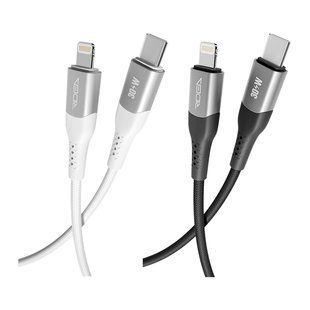 Кабель USB Ridea RC-US42 UltraStrong Type-C to Lightning 30W 1.2m Бiлий 6908014900047 фото