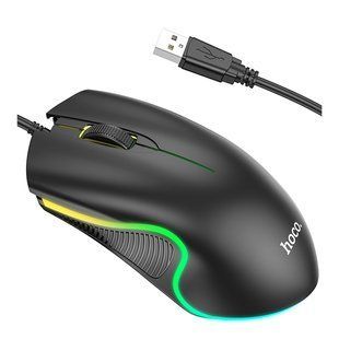 USB Миша Hoco GM19 Чорний 6931474784131 фото