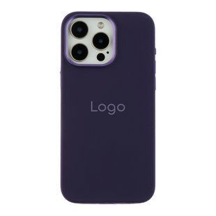 Чохол Silicone Case Metal Buttons (AA) для iPhone 15 Pro Max Purple 2020000453581 фото