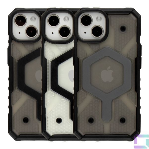 Чехол TPU+PC ArmorHex Magnetic Case для iPhone 15 Matte Black 2020000464808 фото