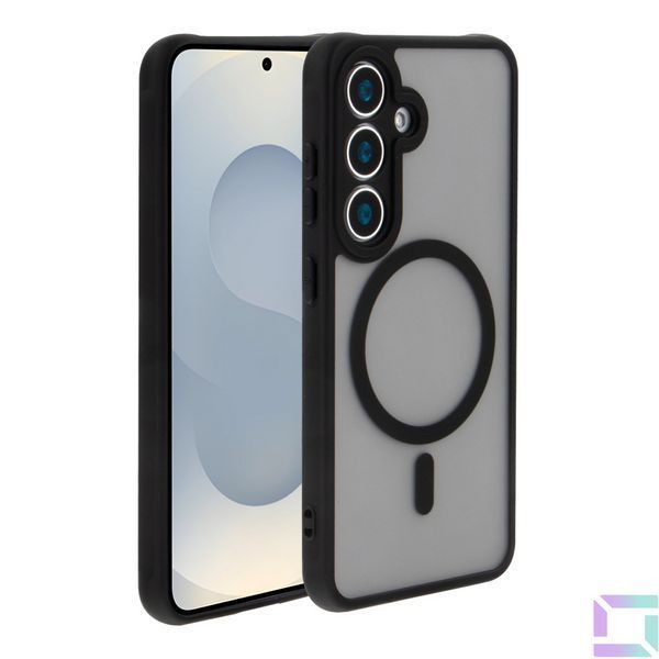 Чохол TPU+PC Anti Drop Full Camera with MagSafe для Samsung Galaxy S25 5G (S931) Black 2020000463795 фото
