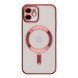 Чохол TPU Metallic Full Camera with Magsafe для iPhone 12 Red 2020000342908 фото