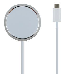 Бездротовий Зарядний Пристрій Magnetic Type-C 15W 1:1 Бiлий 194252192399 фото
