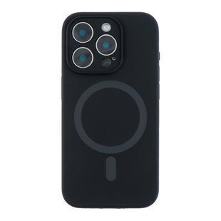 Чохол Glow Silicone Case Full Camera with Magsafe для iPhone 15 Pro Max Black 2020000457022 фото