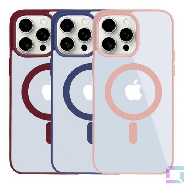 Чехол TPU Color with Magsafe для iPhone 13 Pro Max Red 2020000325932 фото