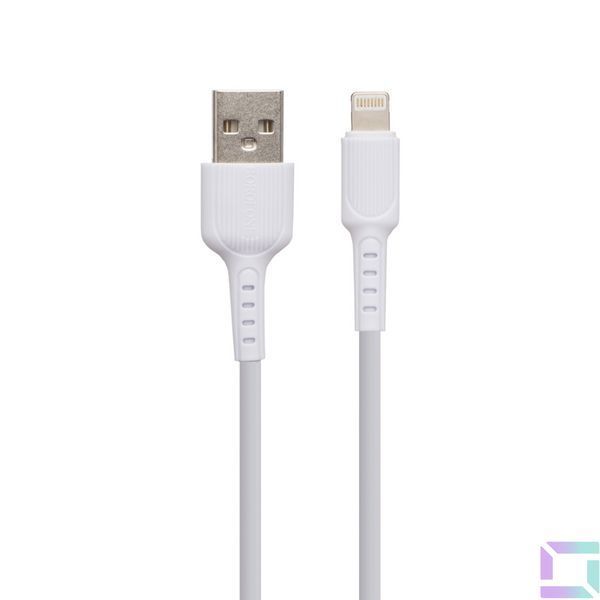 Кабель USB Borofone BX16 Lightning М'ята упаковка Білий 2020000515159 фото