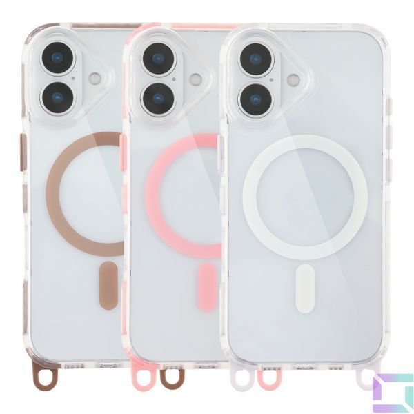 Чохол TPU+PC LanyardCase with MagSafe для iPhone 17 Desert Gold 2020000499978 фото