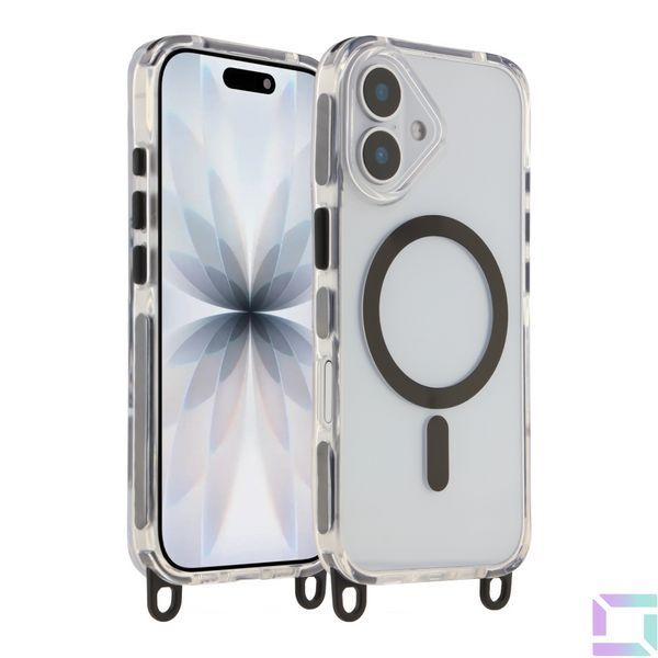 Чохол TPU+PC LanyardCase with MagSafe для iPhone 17 Desert Gold 2020000499978 фото