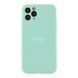 Чехол Silicone Case Full Size with Frame для iPhone 11 Pro Max 64.Light Cyan 2020000242833 фото