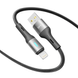 USB YOKI LED YK-LE17 Lightning 2.4A 2m Цвет Черный 6907858579471 фото 2