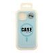 Чехол Glow Silicone Case with Magsafe для iPhone 14 Blue 2020000455011 фото 3