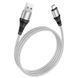 Кабель USB Hoco X50 Excellent Micro Сiрий 6931474734228 фото 1