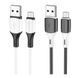 USB Borofone BX79 Silicone Micro 2.4A Черный 6974443384765 фото 2