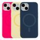 Чехол Glow Silicone Case with Magsafe для iPhone 14 Blue 2020000455011 фото 1