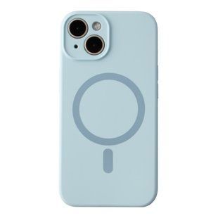 Чохол Glow Silicone Case Full Camera with Magsafe для iPhone 14 Blue 2020000456544 фото