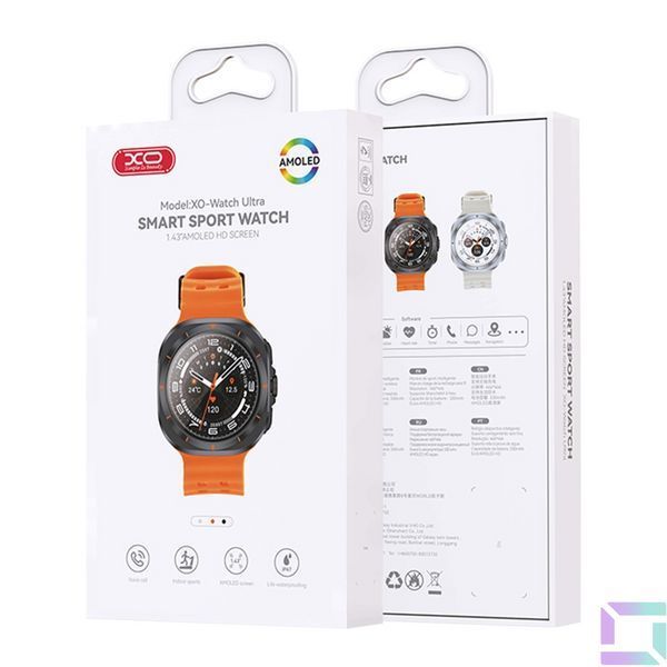 Смарт Часы XO-Watch Ultra AMOLED Белый 6975837582439 фото