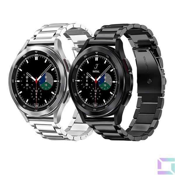 Ремешок Универс 20mm Stainless Steel для Samsung/Amazfit/Huawei Black 2020000432227 фото