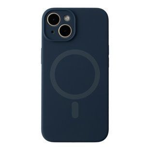 Чехол Glow Silicone Case Full Camera with Magsafe для iPhone 14 Dark blue 2020000456605 фото