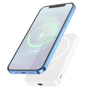 Power Bank Hoco J109 PD20W Easy Wireless Fast Charging 5000mAh Цвет Белый 6931474791368 фото