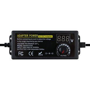 Универсальное Зарядное Устройство 3-24V/3A/72W+14 Tips Черный 2020000478836 фото