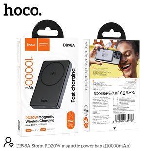 Power Bank Hoco DB98A Storm PD20W Wireless magnetic 10000mAh Черный 6942007669757 фото