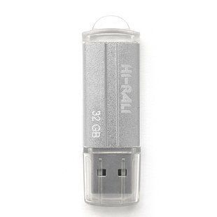 USB флеш-накопичувач Hi-Rali Corsair 32gb Сталевий 1931472585254 фото