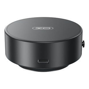 Автодержатель XO C155 Magnetic/Vacuum Electric Черный 6920680861651 фото