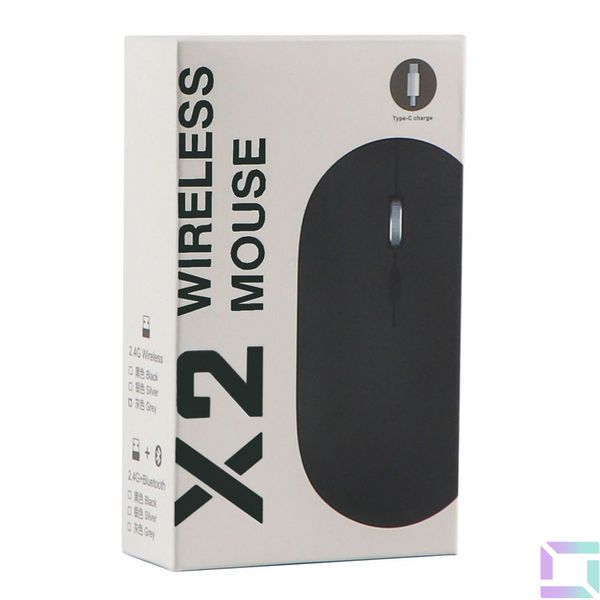 Бездротова Миша TWolf X2 Rechargeable 2.4G Колір Сірий 2020000403159 фото