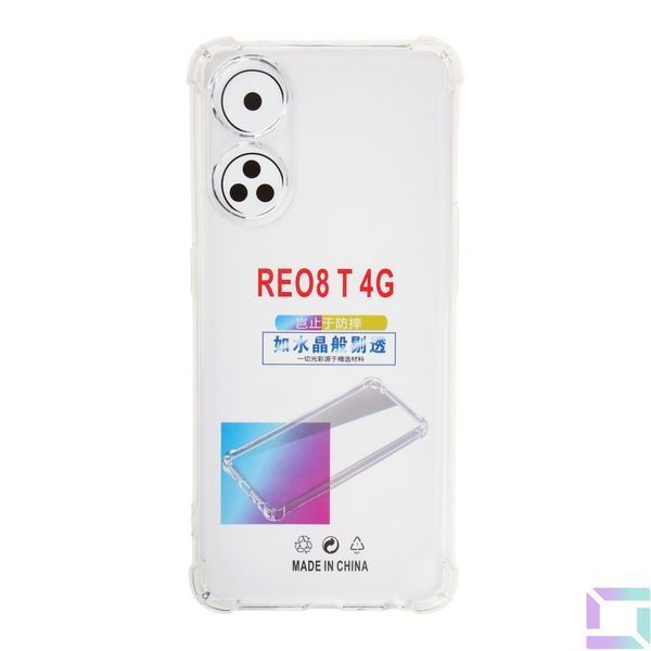 Чехол TPU Virgin Hard Full Camera для Oppo Reno 8T Transparent 2020000438946 фото