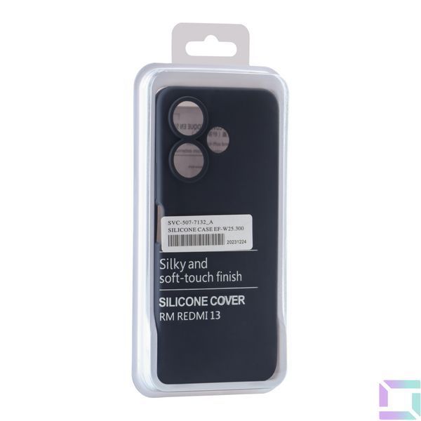 Чехол Liquid Silicone (AA) Full Camera для Xiaomi Redmi 13 4G/Poco M6 4G 08.Dark Blue 2020000446354 фото