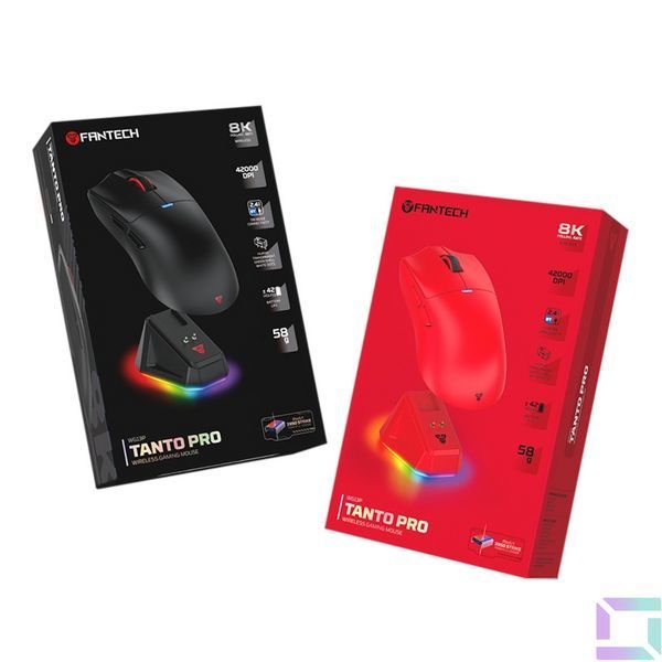 Бездротова Миша Ігрова FANTECH WG13P Tanto Pro Червоний 6977052255365 фото