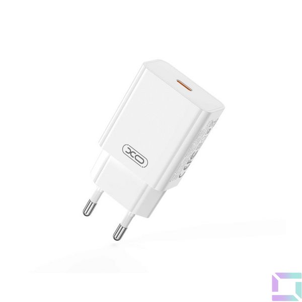 Сетевое Зарядное Устройство XO L126 1USB-C PD/QC 20W Цвет Белый 6920680846894 фото