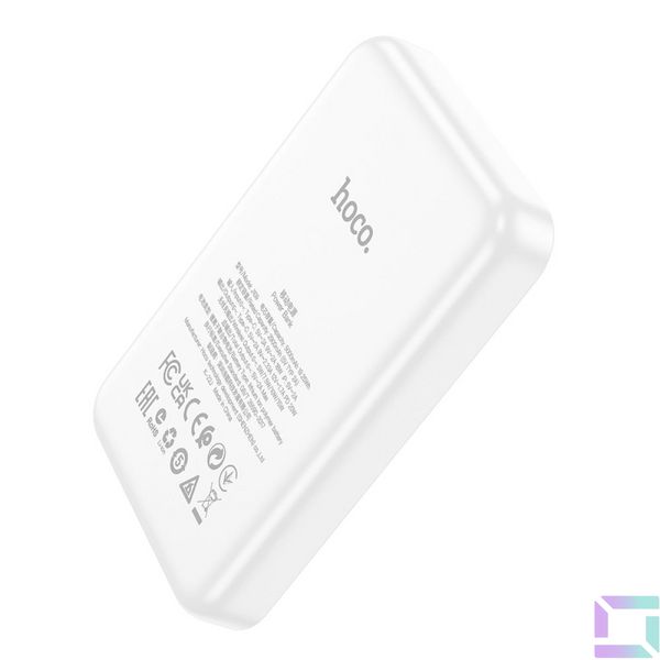 Універсальна Мобільна Батарея Power Bank Hoco J109 PD20W Easy Wireless Fast Charging 5000mAh Колір Білий 6931474791368 фото