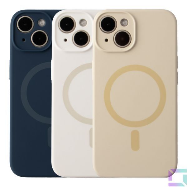 Чехол Glow Silicone Case Full Camera with Magsafe для iPhone 14 Dark blue 2020000456605 фото