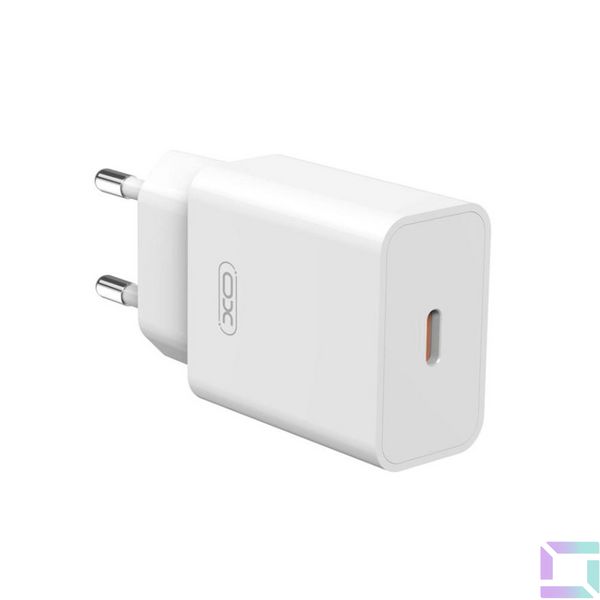 Мережевий Зарядний Пристрій XO L126 1USB-C PD/QC 20W Колір Білий 6920680846894 фото