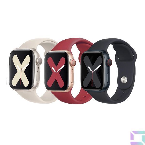 Ремешок для Apple Watch Band Silicone Two-Piece 42/44/45/49 mm 30.Flamingo 2020000412571 фото