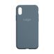 Чехол Silicone Case Full Size (AA) для iPhone Xs Max 80.Far Peak Blue 2020000420811 фото