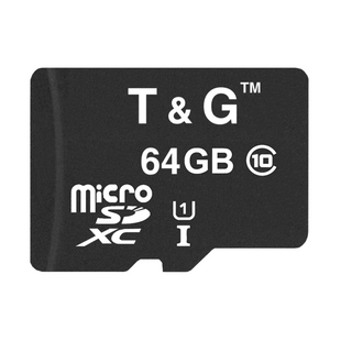 Карта Пам'яті T&G MicroSDXC 64gb UHS-1 10 Class Чорний 4711472587383 фото