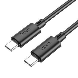 Кабель USB Hoco X88 Gratified 60W Type-C to Type-C Чорний 6931474783363 фото