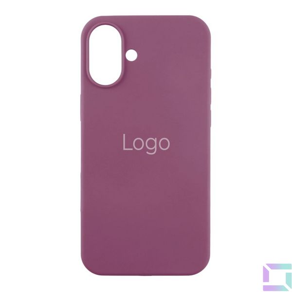 Чехол Silicone Case Full Size (AA) для iPhone 16 Цвет 28.Lavender grey 2020000426523 фото