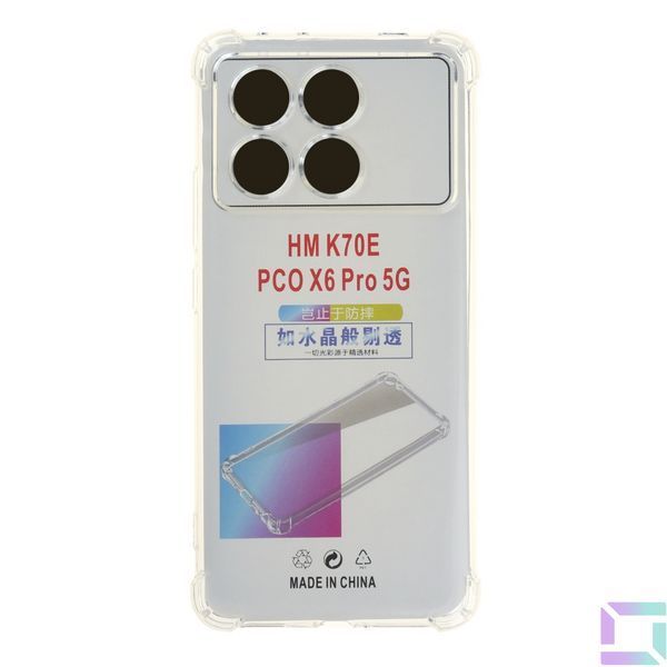 Чохол TPU Virgin Hard Full Camera для Xiaomi Poco F6 Pro/Xiaomi Redmi K70/K70 Pro Transparent 2020000410379 фото