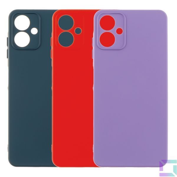Чехол Silicone Cover Full Camera (A) для Samsung Galaxy A06 (A065) 08.Dark Blue 2020000431800 фото