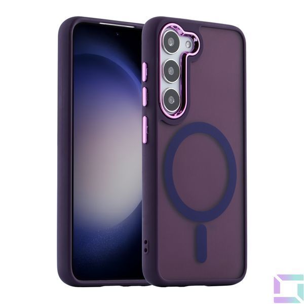 Чохол TPU+PC Space Magnetic Color with Magsafe для Samsung Galaxy S23+ 5G (S916) Dark Blue 2020000436997 фото