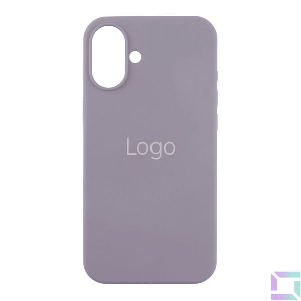 Чехол Silicone Case Full Size (AA) для iPhone 16 Цвет 28.Lavender grey 2020000426523 фото